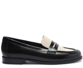 Mocassim Preto E Branco New Box Bella C 30449 0015 0003 Anacapri